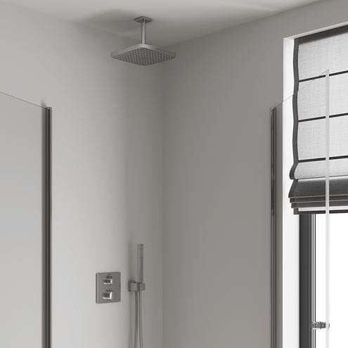 GROHE TEMPESTA 250 CUBE horná sprcha 250x250 mm, s ramenom, Water Saving, chróm 26683000 Obrázek - fotka