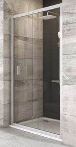 RAVAK BLIX BLDP2 120 sprchové dvere 120x190 cm, posuvné, satin/sklo transparent