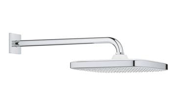 GROHE TEMPESTA 250 CUBE horná sprcha 250x250 mm, s ramenom, Water Saving, biela/chróm