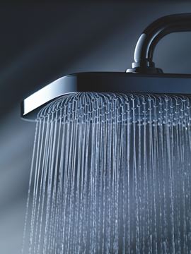 GROHE TEMPESTA 250 CUBE horná sprcha 250x250 mm, s ramenom, Water Saving, biela/chróm 26687000 Obrázek - fotka