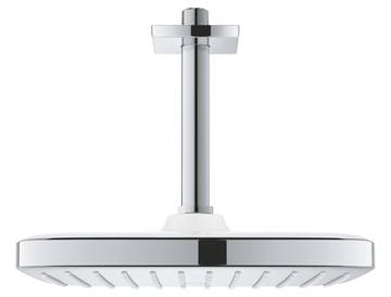 GROHE TEMPESTA 250 CUBE horná sprcha 250x250 mm, s ramenom, Water Saving, biela/chróm