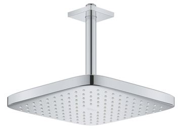GROHE TEMPESTA 250 CUBE horná sprcha 250x250 mm, s ramenom, Water Saving, biela/chróm 26688000 Obrázek - fotka