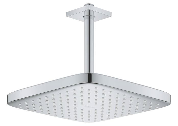 GROHE TEMPESTA 250 CUBE horná sprcha 250x250 mm, s ramenom, Water Saving, biela/chróm 26688000 Obrázek - fotka