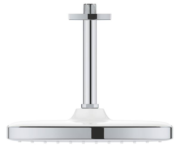 GROHE TEMPESTA 250 CUBE horná sprcha 250x250 mm, s ramenom, Water Saving, biela/chróm 26688000 Obrázek - fotka