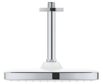 GROHE TEMPESTA 250 CUBE horná sprcha 250x250 mm, s ramenom, Water Saving, biela/chróm 26688000 Obrázek - fotka