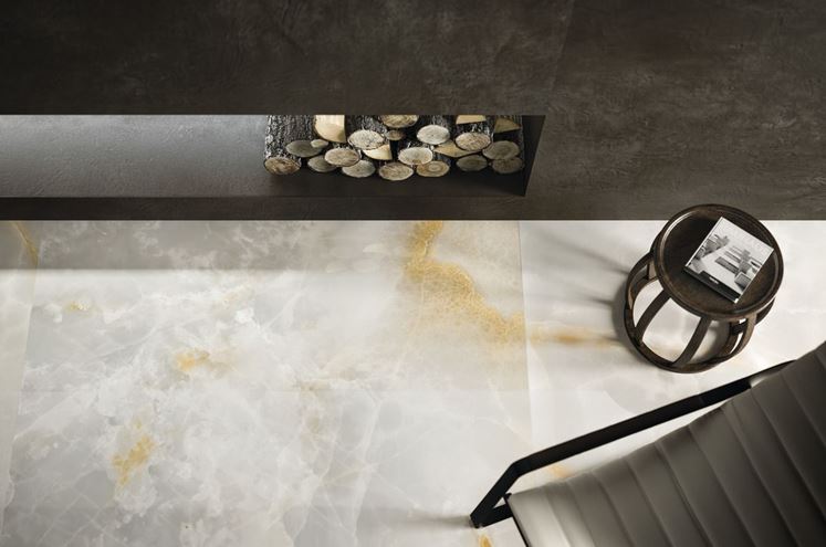 ARIOSTEA ULTRA ONICI dlažba 150x150cm, onice grigio UO6L150411 Obrázek - fotka