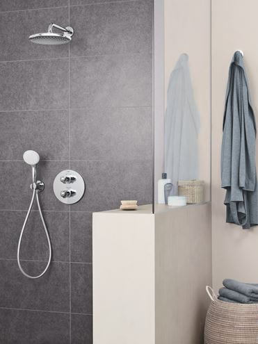 GROHE TEMPESTA 250 horná sprcha pr. 250 mm, s ramenom, Water Saving, biela/chróm 26668000 Obrázek - fotka