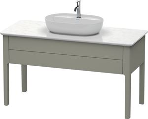 DURAVIT LUV skrinka pod umývadlo 133,8x57x74,3 cm, 1 zásuvka, Push-open, Stone šedá satén mat