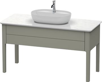 DURAVIT LUV skrinka pod umývadlo 133,8x57x74,3 cm, 1 zásuvka, Push-open, Stone šedá satén mat