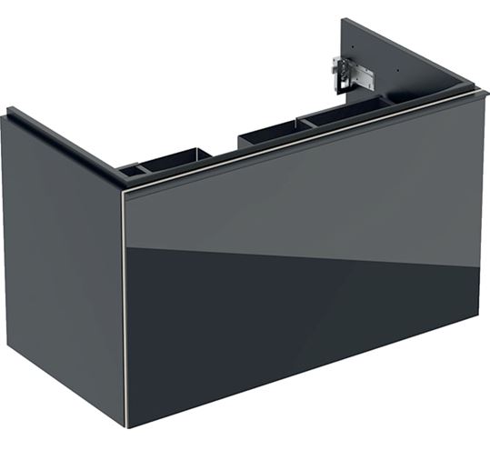 GEBERIT ACANTO skrinka pod umývadlo 89x47,5x53,5 cm, 1 zásuvka, čierna 500.612.16.1 Obrázek - Hlavní obrázek