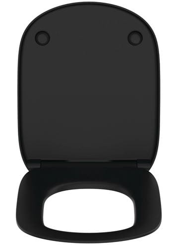IDEAL STANDARD TESI WC sedadlo, SoftClose, hodvábna čierna T3529V3 Obrázek - fotka