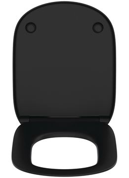 IDEAL STANDARD TESI WC sedadlo, SoftClose, hodvábna čierna T3529V3 Obrázek - fotka