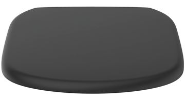 IDEAL STANDARD TESI WC sedadlo, SoftClose, hodvábna čierna T3529V3 Obrázek - fotka
