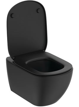 IDEAL STANDARD TESI WC sedadlo, SoftClose, hodvábna čierna T3529V3 Obrázek - fotka