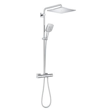 GROHE RAINSHOWER SMARTACTIVE 310 sprchový set s termostatickou batériou, horná sprcha, ručná sprcha s 3 prúdmi, tyč, hadica, Water Saving, chróm