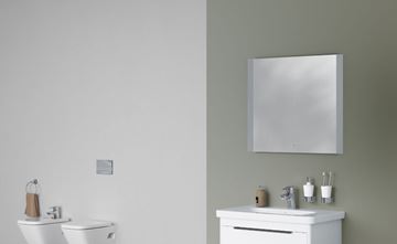 DŘEVOJAS MORETO ZCOT 80 zrkadlo 80x70 cm, s osvetlením, s reguláciou stmievania, s vyhrievaním 003876 Obrázek - fotka