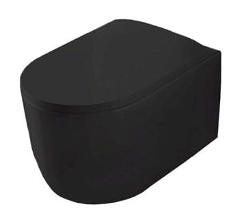 ARTCERAM MONET závesné WC, Rimless splachovanie, matná čierna