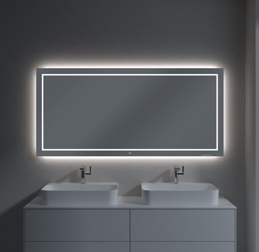 VILLEROY & BOCH FINION zrkadlo 160x75 cm, s osvetlením, s reguláciou teploty svetla G6001600 Obrázek - fotka