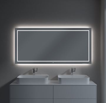 VILLEROY & BOCH FINION zrkadlo 160x75 cm, s osvetlením, s reguláciou teploty svetla G6001600 Obrázek - fotka