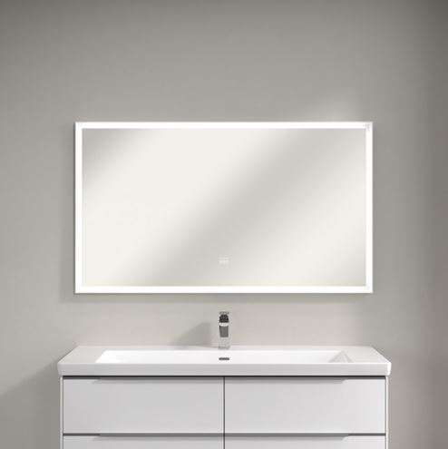 VILLEROY & BOCH SUBWAY 3.0 zrkadlo 130x75 cm, s osvetlením, s reguláciou stmievania a teploty svetla, so senzorom A4631300 Obrázek - fotka