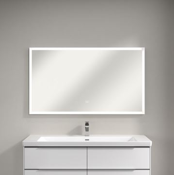 VILLEROY & BOCH SUBWAY 3.0 zrkadlo 130x75 cm, s osvetlením, s reguláciou stmievania a teploty svetla, so senzorom A4631300 Obrázek - fotka