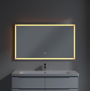VILLEROY & BOCH SUBWAY 3.0 zrkadlo 130x75 cm, s osvetlením, s reguláciou stmievania a teploty svetla, so senzorom A4631300 Obrázek - fotka