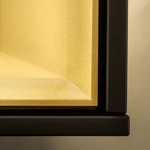 VILLEROY & BOCH FINION skrinka pod umývadlo 99,6x49,8x59,1 cm, 3 zásuvky, 1 polica, Push-open, s osvetlením, Black Matt Lacquer/Gold Matt G040HFPD Obrázek - fotka