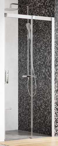 RAVAK MATRIX MSD2 110 R sprchové dvere 110x195 cm, posuvné, pravé, satin/sklo transparent 0WPD0U00Z1 Obrázek - Hlavní obrázek