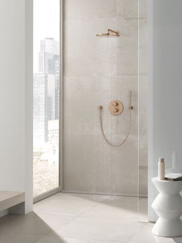 GROHE RAINSHOWER COSMOPOLITAN 310 horná sprcha pr. 310 mm, s ramenom, Water Saving, brúsený Warm Sunset 26066DL0 Obrázek - fotka