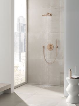 GROHE RAINSHOWER COSMOPOLITAN 310 horná sprcha pr. 310 mm, s ramenom, Water Saving, brúsený Warm Sunset 26066DL0 Obrázek - fotka