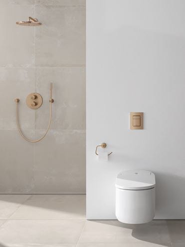 GROHE RAINSHOWER COSMOPOLITAN 310 horná sprcha pr. 310 mm, s ramenom, Water Saving, brúsený Warm Sunset 26066DL0 Obrázek - fotka