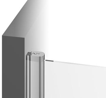 RAVAK CHROME CRV1 80 sprchové dvere 80x195 cm, lietací, satin/sklo transparent 1QV40U01Z1 Obrázek - fotka