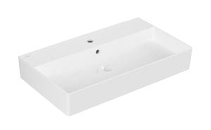 VILLEROY & BOCH MEMENTO 2.0 umývadlo 80 cm, s otvorom pre batériu a prepadom, brúsené, alpská biela