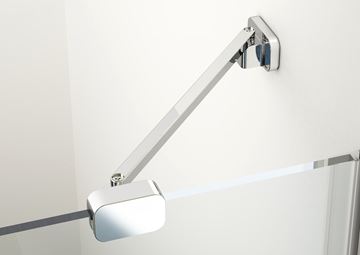 RAVAK BRILLIANT BSRV4 80 sprchovací kút 80x80 cm, rohový vstup, chróm/sklo transparent 1UV44A00Z1 Obrázek - fotka