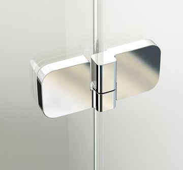 RAVAK BRILLIANT BSRV4 80 sprchovací kút 80x80 cm, rohový vstup, chróm/sklo transparent 1UV44A00Z1 Obrázek - fotka