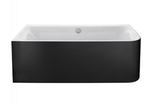 DURAVIT HAPPY D.2 rohová vaňa 180x80 cm, pre 2 osoby, s nožičkami, akrylát, biela/grafitová matná