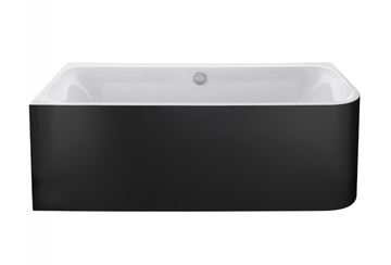 DURAVIT HAPPY D.2 rohová vaňa 180x80 cm, pre 2 osoby, s nožičkami, akrylát, biela/grafitová matná