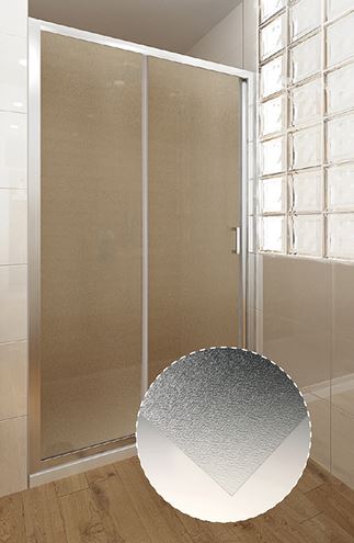 ROTH PROJECT LD3/950 sprchové dvere 95x180 cm, posuvné, biela/sklo grape 215-9500000-04-11 Obrázek - fotka