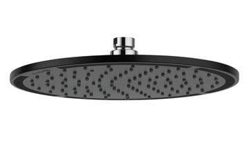 KLUDI A-QA horná sprcha pr. 250 mm, matná čierna/chróm