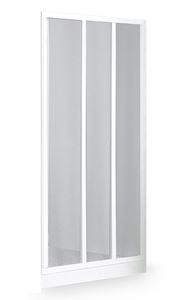 ROTH PROJECT LD3/900 sprchové dvere 90x180 cm, posuvné, biela/sklo grape