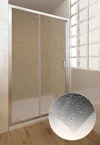 ROTH PROJECT LD3/900 sprchové dvere 90x180 cm, posuvné, biela/plast damp 215-9000000-04-04 Obrázek - fotka