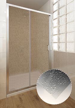 ROTH PROJECT LD3/800 sprchové dvere 80x180 cm, posuvné, biela/plast damp 215-8000000-04-04 Obrázek - fotka
