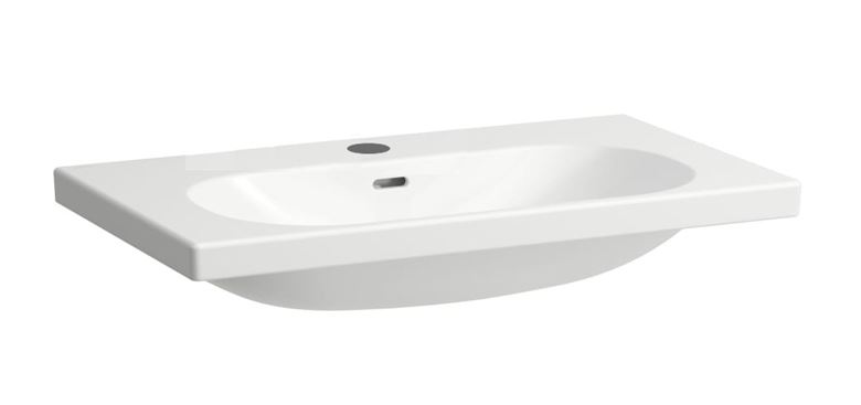 LAUFEN LUA umývadlo 80 cm, s otvorom pre batériu a prepadom H8100870001041 Obrázek - Hlavní obrázek