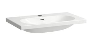 LAUFEN LUA umývadlo 80 cm, s otvorom pre batériu a prepadom