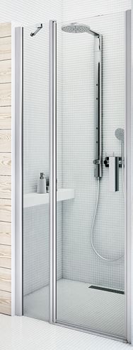 ROTH TOWER LINE TDN1/900 sprchové dvere 90x200 cm, lietacie, striebro/sklo transparent 726-9000000-01-02 Obrázek - Hlavní obrázek
