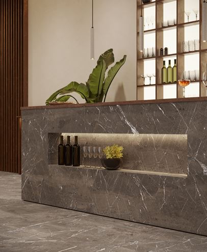IMOLA THE ROCK dlažba 60x120cm, breccia imperiale BREIMP 12 RM Obrázek - fotka