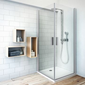 ROTH TOWER LINE TCO1/800 sprchové dvere 80x200 cm, lietacie, brillant/sklo transparent 727-8000000-00-02 Obrázek - fotka