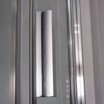 ROTH TOWER LINE TCO1/800 sprchové dvere 80x200 cm, lietacie, striebro/sklo transparent 727-8000000-01-02 Obrázek - fotka