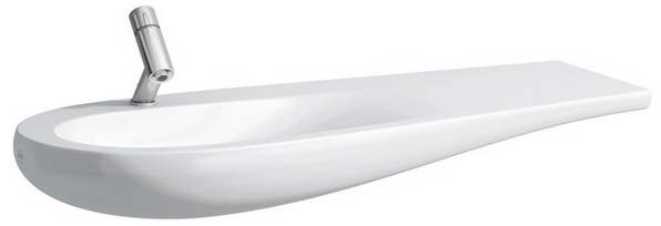 LAUFEN ILBAGNOALESSI ONE umývadlo 120 cm, s otvorom pre batériu a prepadom, LCC H8149734001041 Obrázek - Hlavní obrázek