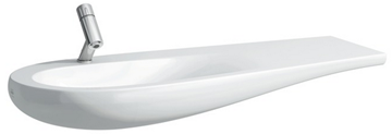 LAUFEN ILBAGNOALESSI ONE umývadlo 120 cm, s otvorom pre batériu a prepadom, LCC